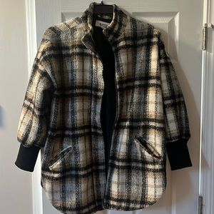 Brown/Black plaid jacket